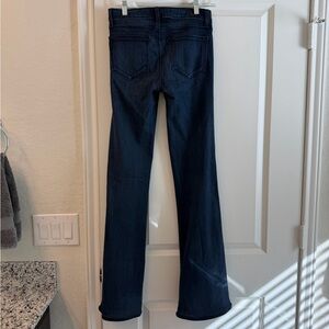 PAIGE Women's Deep Indigo Boot Cut Jeans